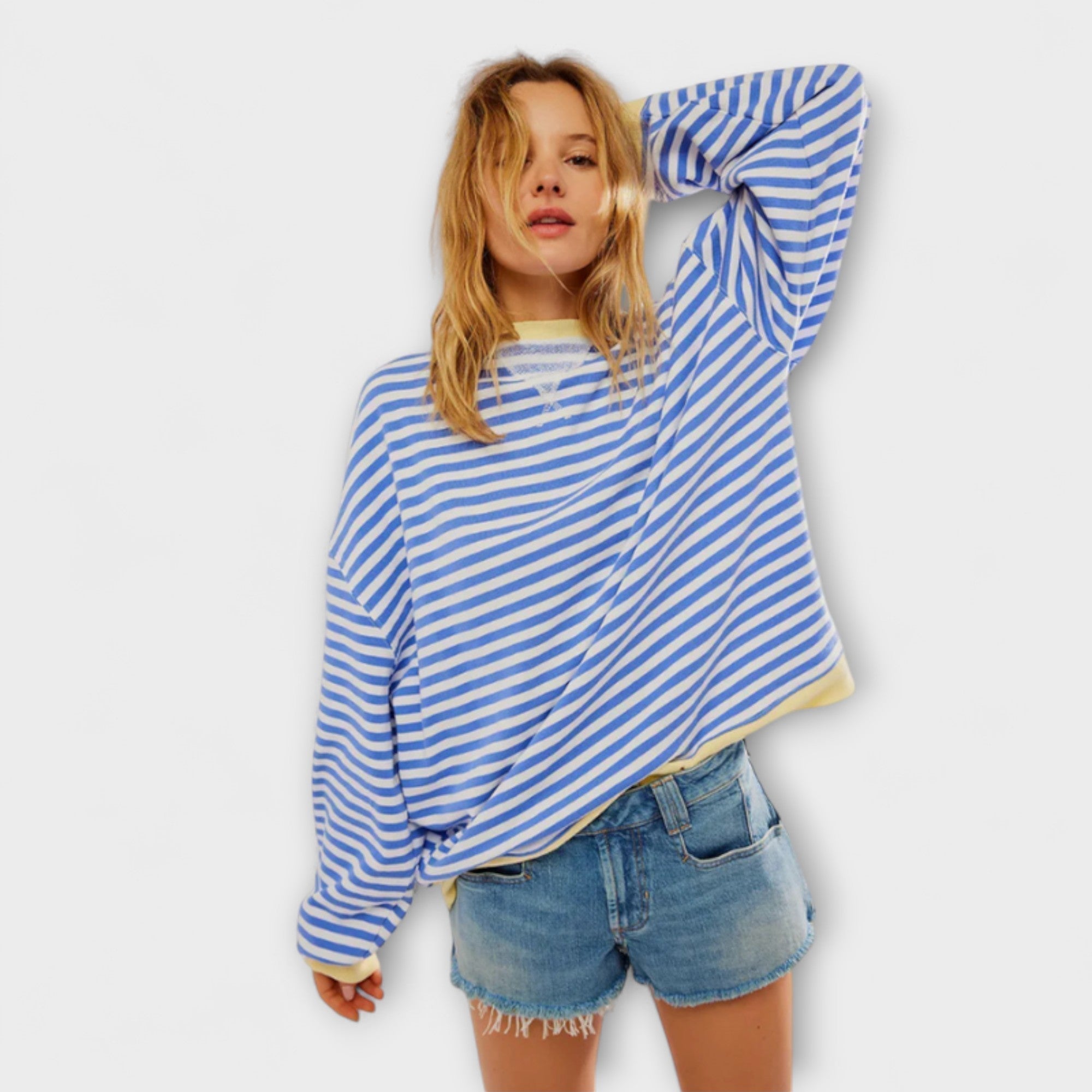 Tatjana | Oversized randig tröja för kvinnor