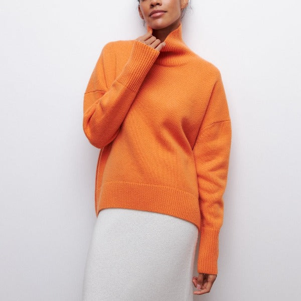 Cornelia | bekväm tröja med turtleneck