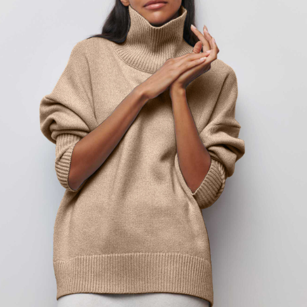 Cornelia | bekväm tröja med turtleneck