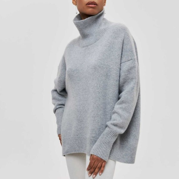 Cornelia | bekväm tröja med turtleneck