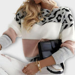 Julia | Casual tröja med leoparddesign