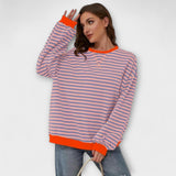 Natalie | Oversized randig tröja