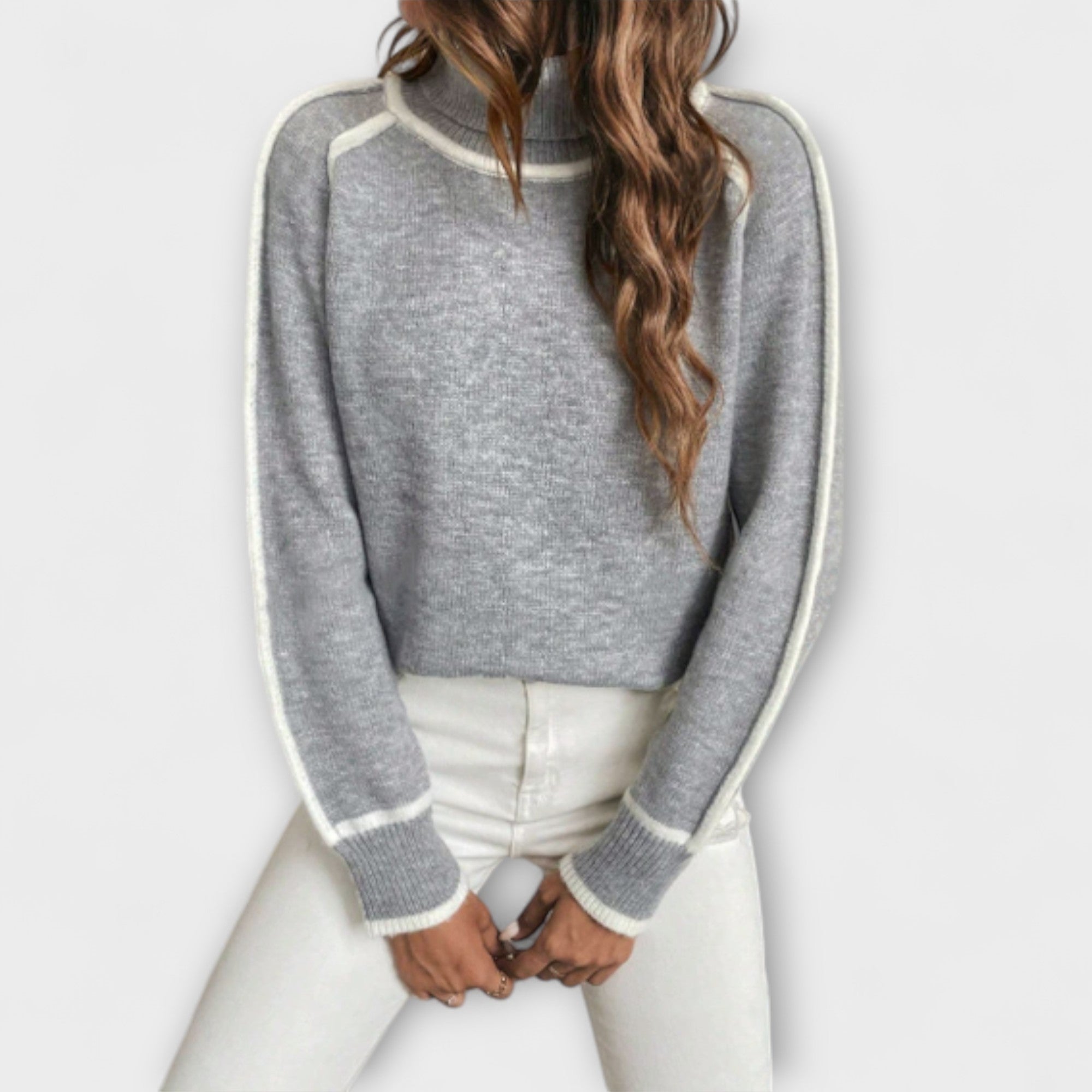 Leni | Casual tröja med turtleneck