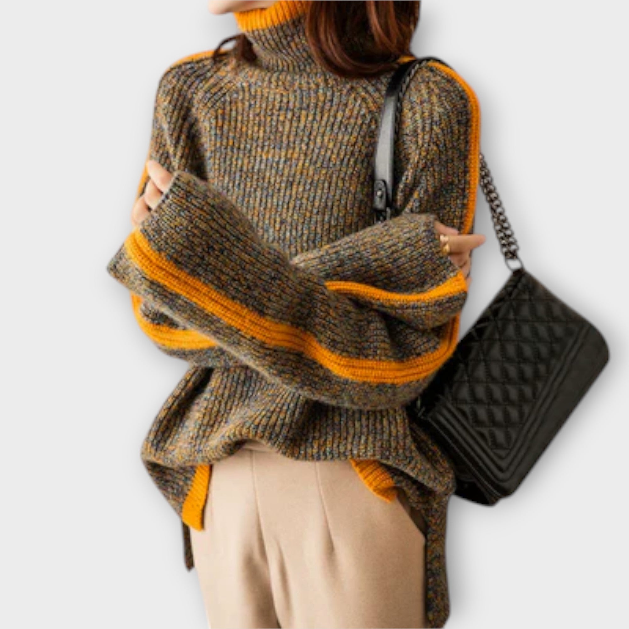 Marlene | Vintage tröja med turtleneck