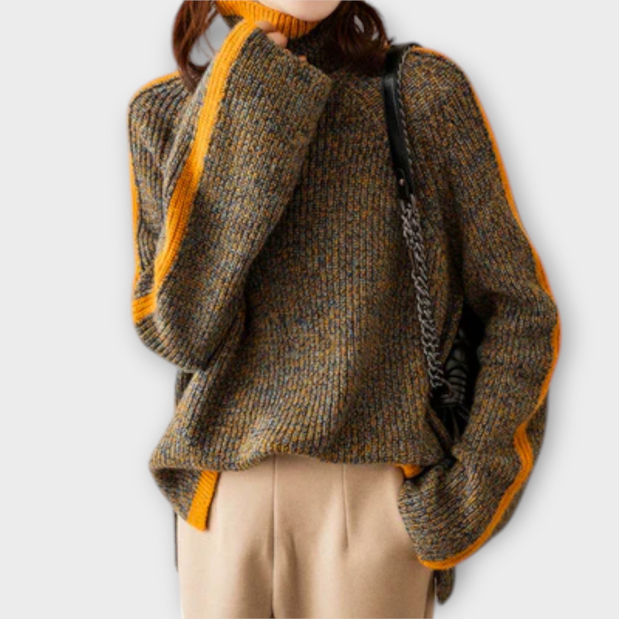 Marlene | Vintage tröja med turtleneck