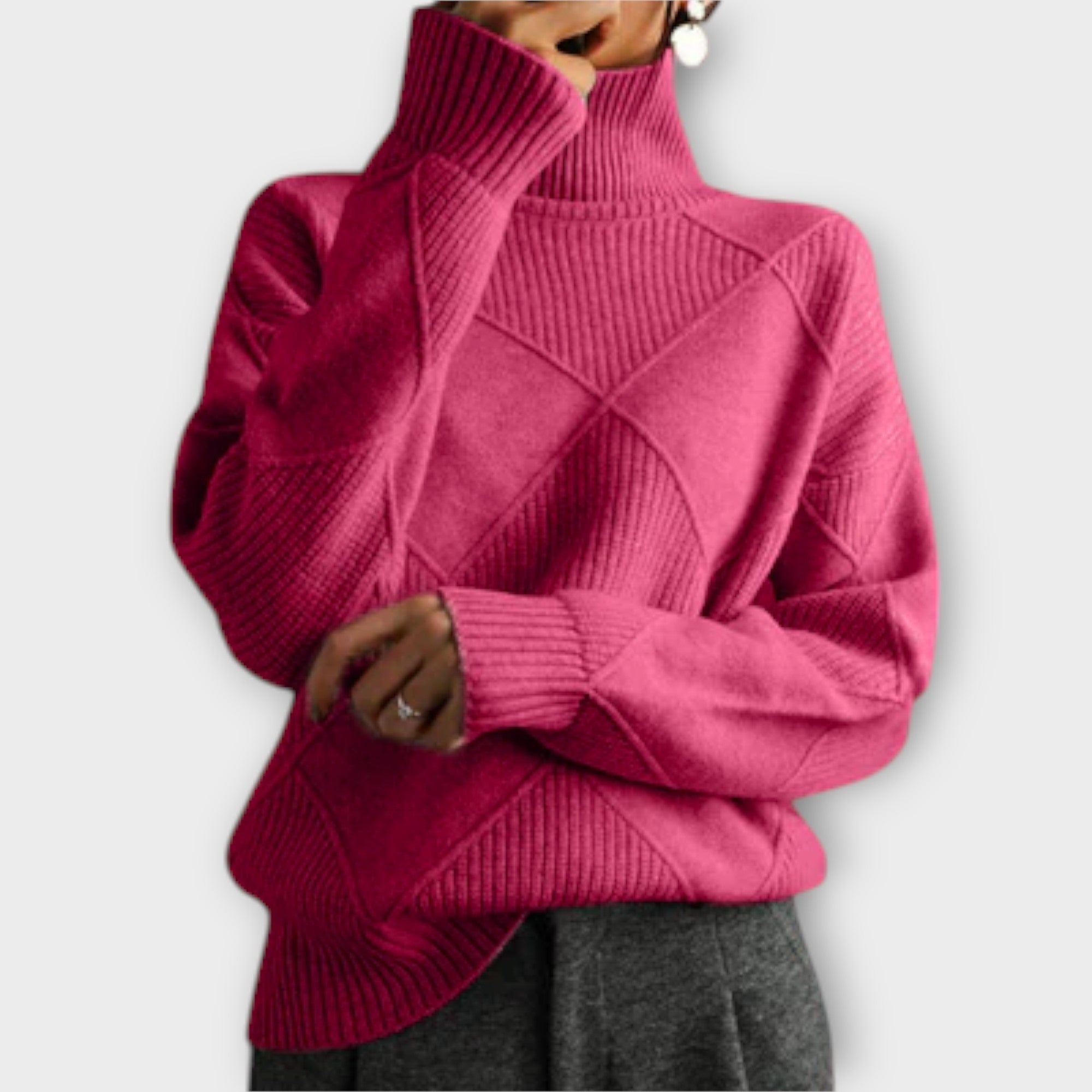 Elise | Skön turtleneck tröja