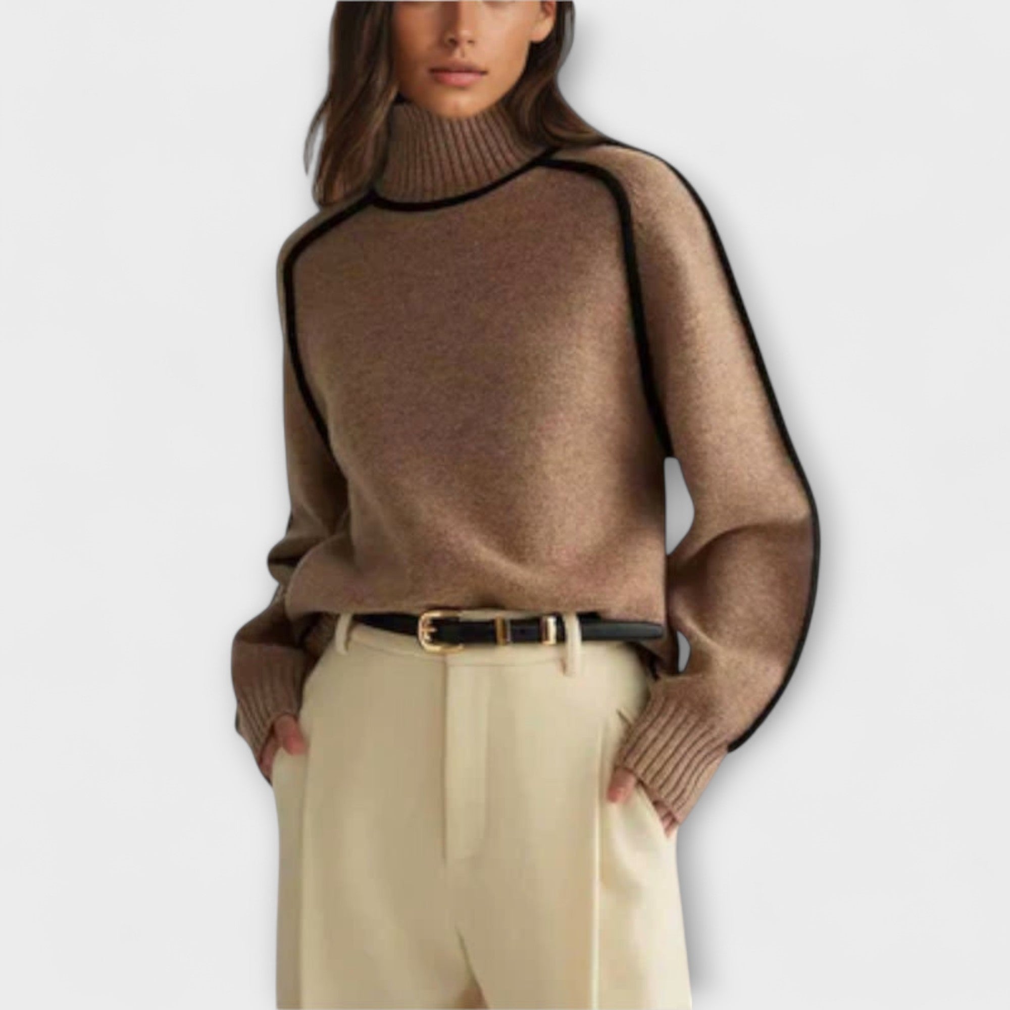 Loretta | Mjuk och elegant tröja med turtleneck