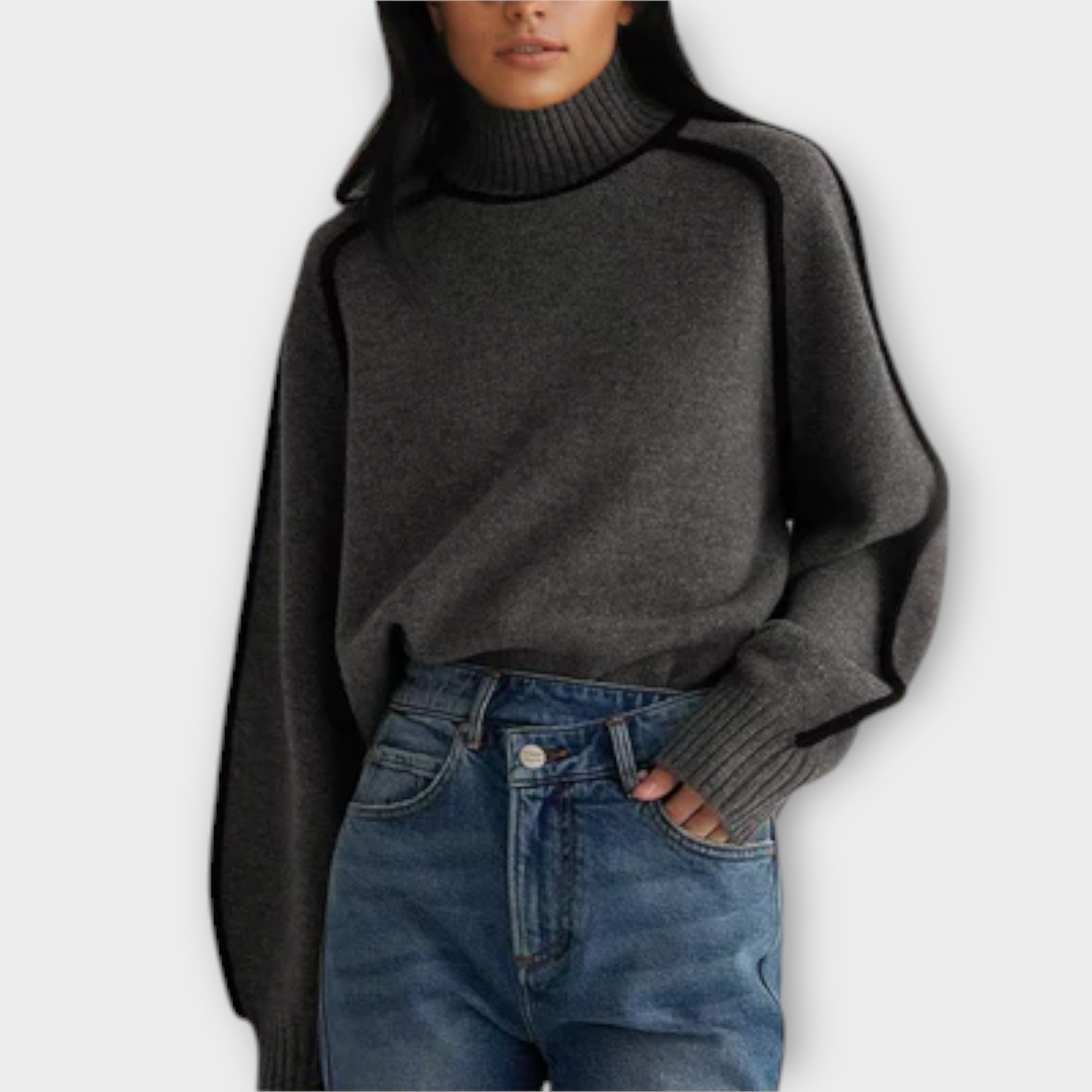 Loretta | Mjuk och elegant tröja med turtleneck