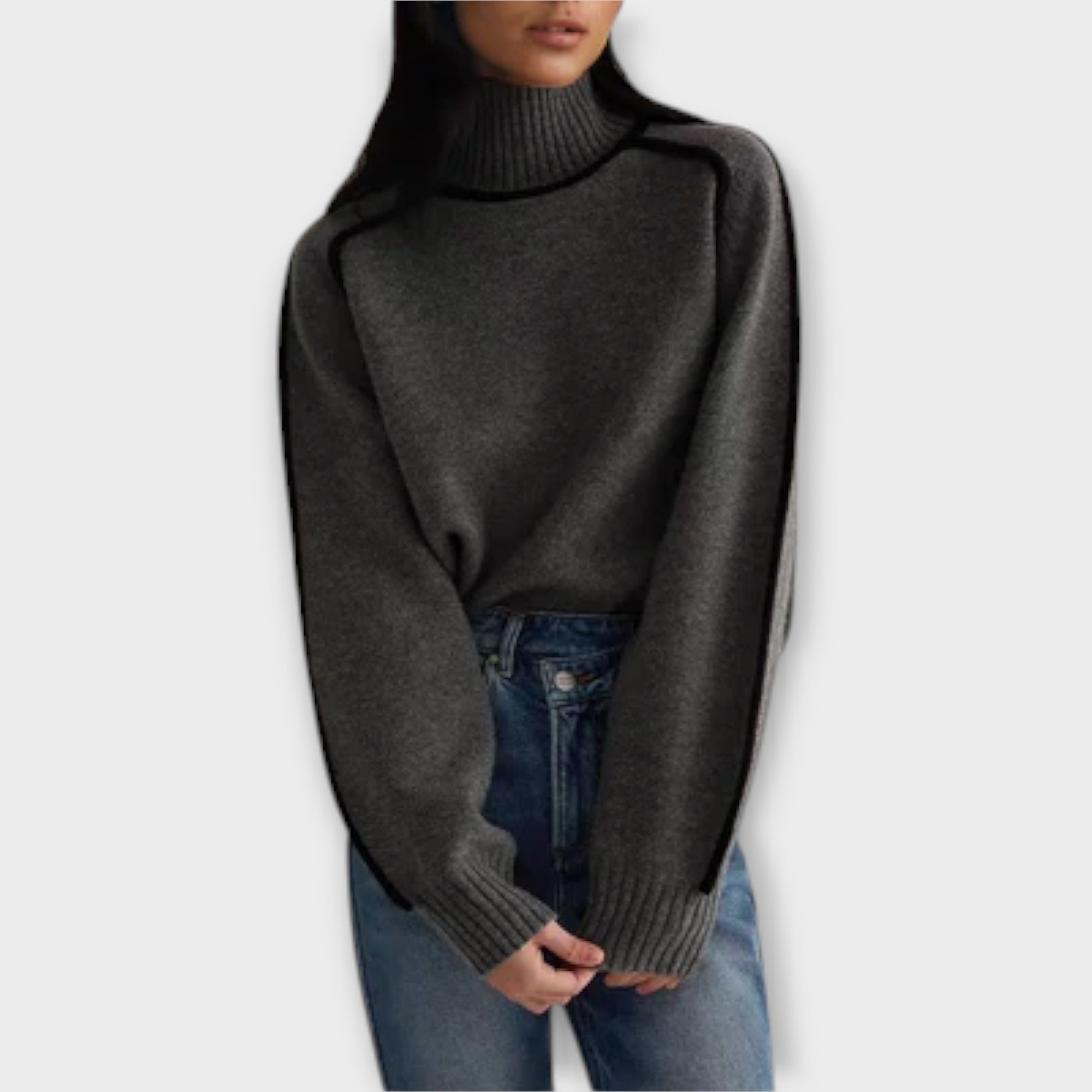 Loretta | Mjuk och elegant tröja med turtleneck