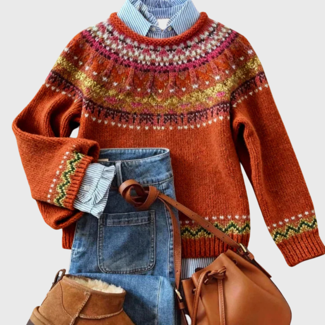 Annemarie | Elegant tröja i vintagestil