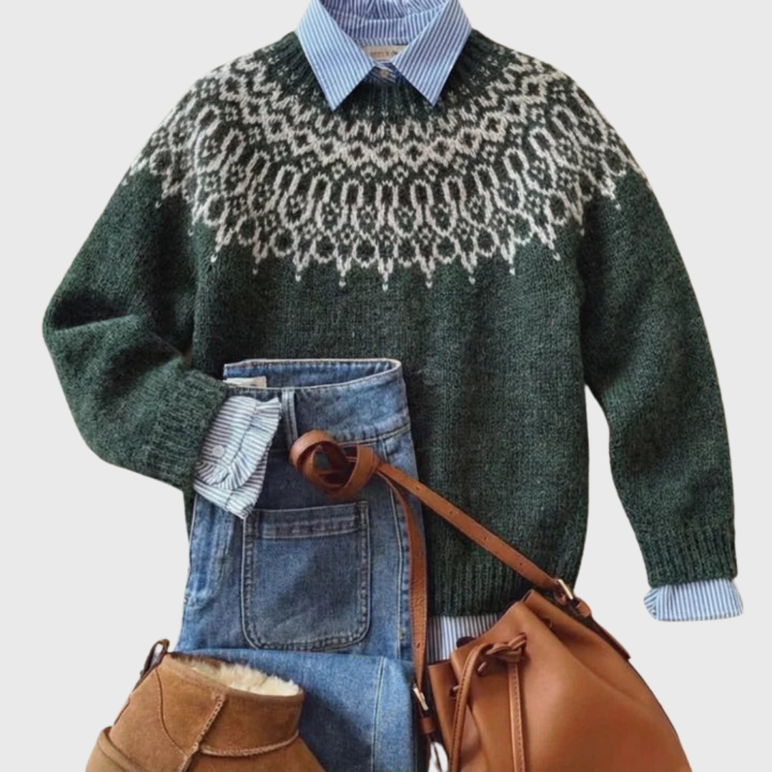 Vivien | Klassisk tröja i vintagestil