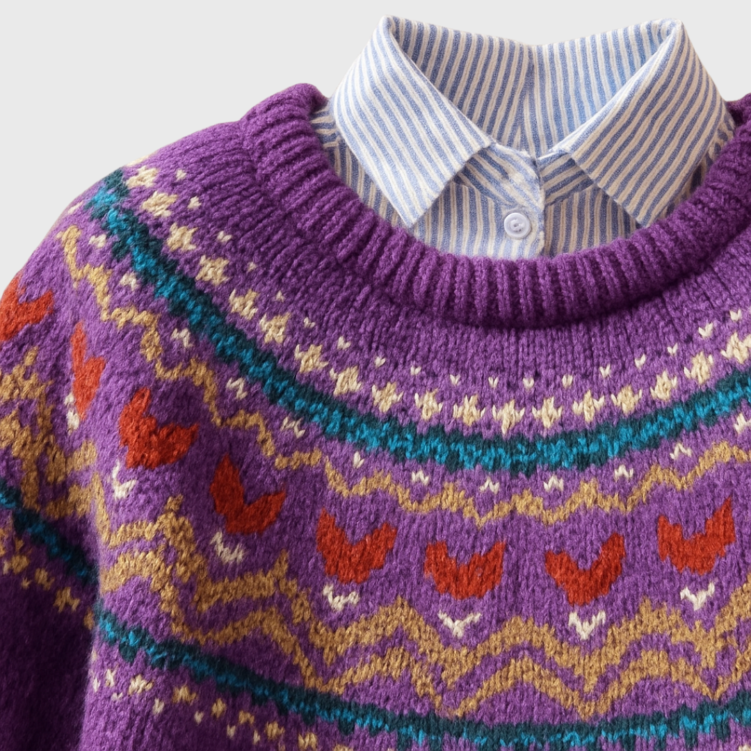 Isabell | Klassisk tröja i vintagestil