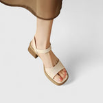 Gunda | Eleganta sandaler med fyrkantig tå