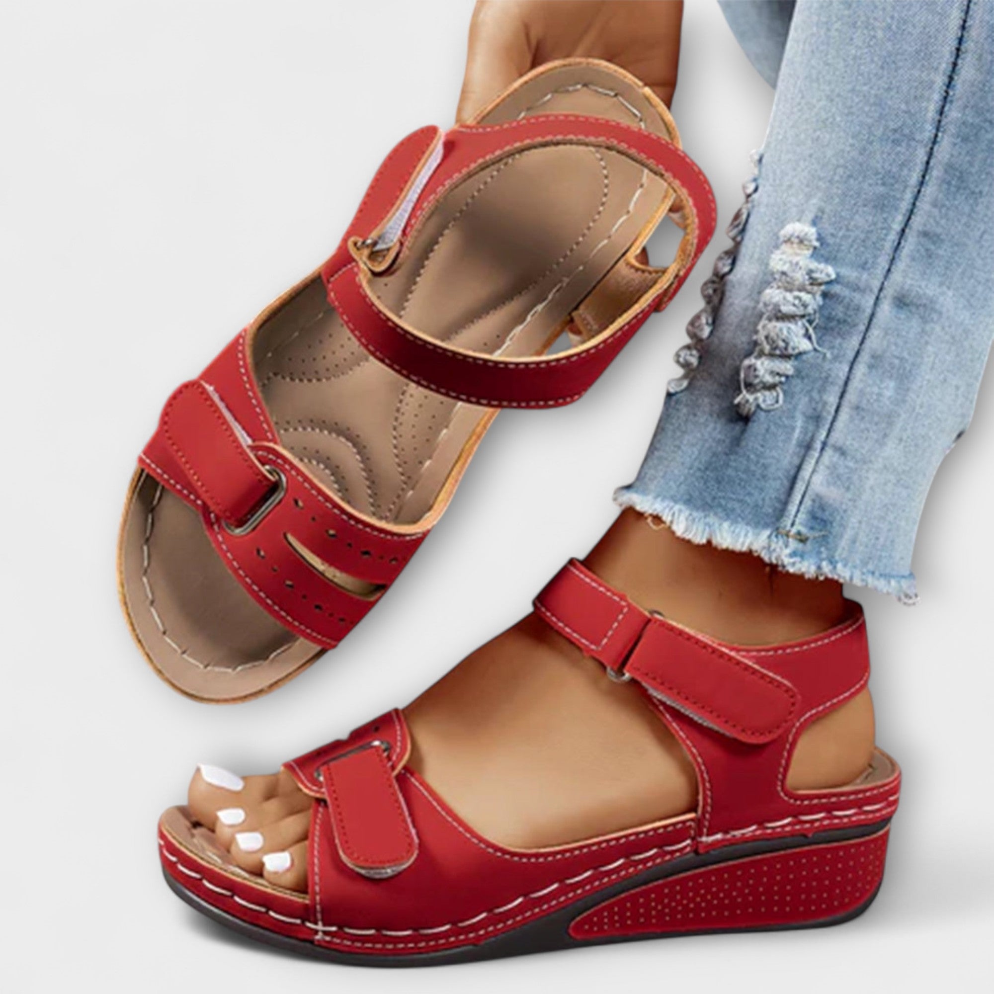 Frederike | Bekväma sandaler med stöd