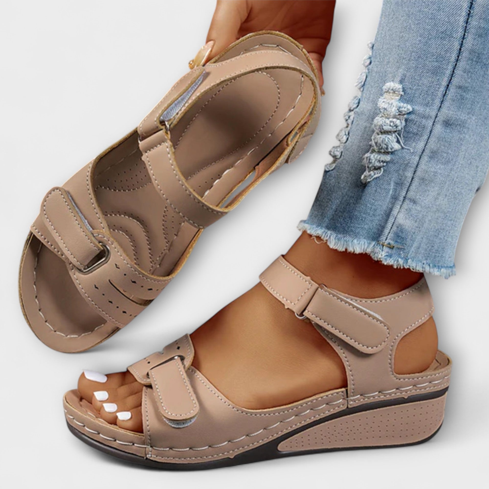 Frederike | Bekväma sandaler med stöd