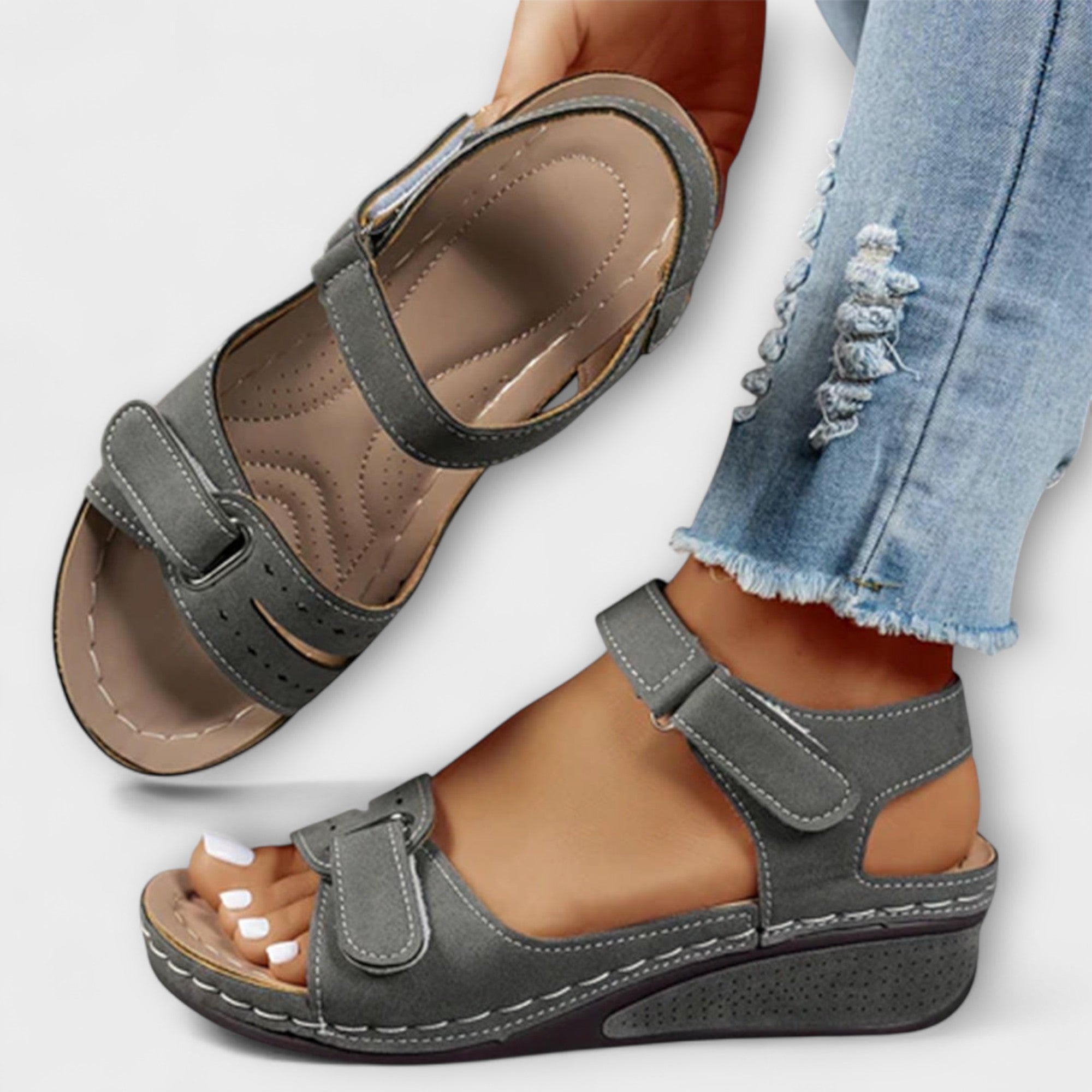 Frederike | Bekväma sandaler med stöd