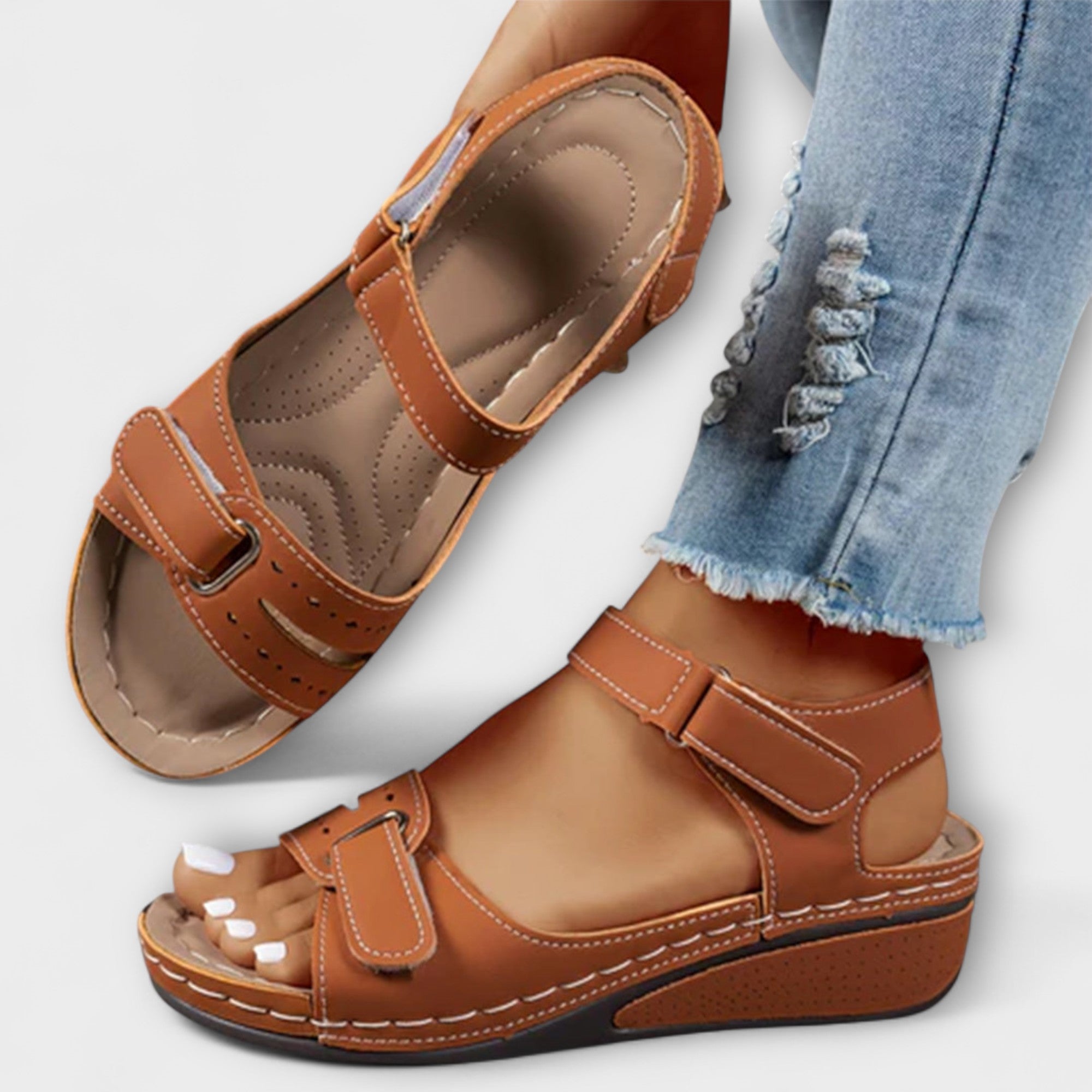 Frederike | Bekväma sandaler med stöd