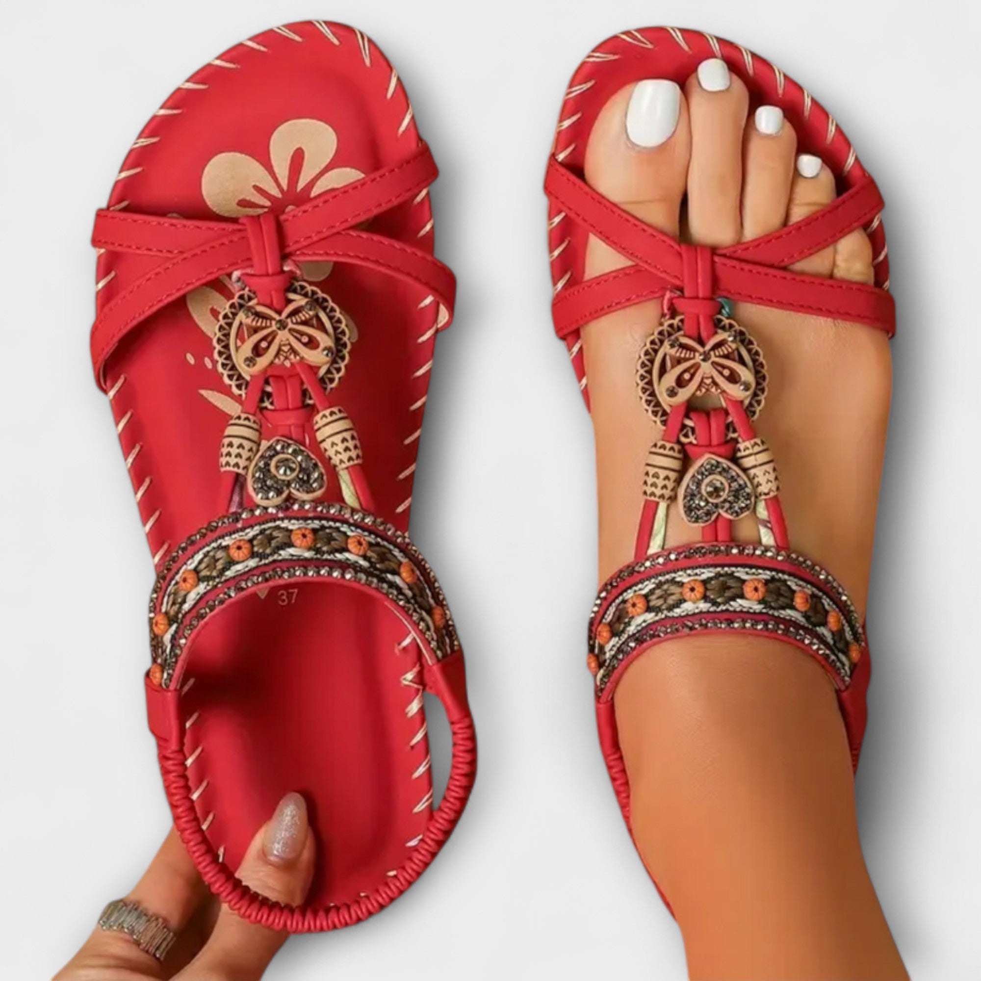Annette | Bekväma sandaler med Ibizainspiration