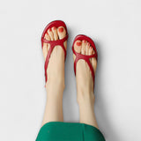 Linde | Eleganta platta sandaler