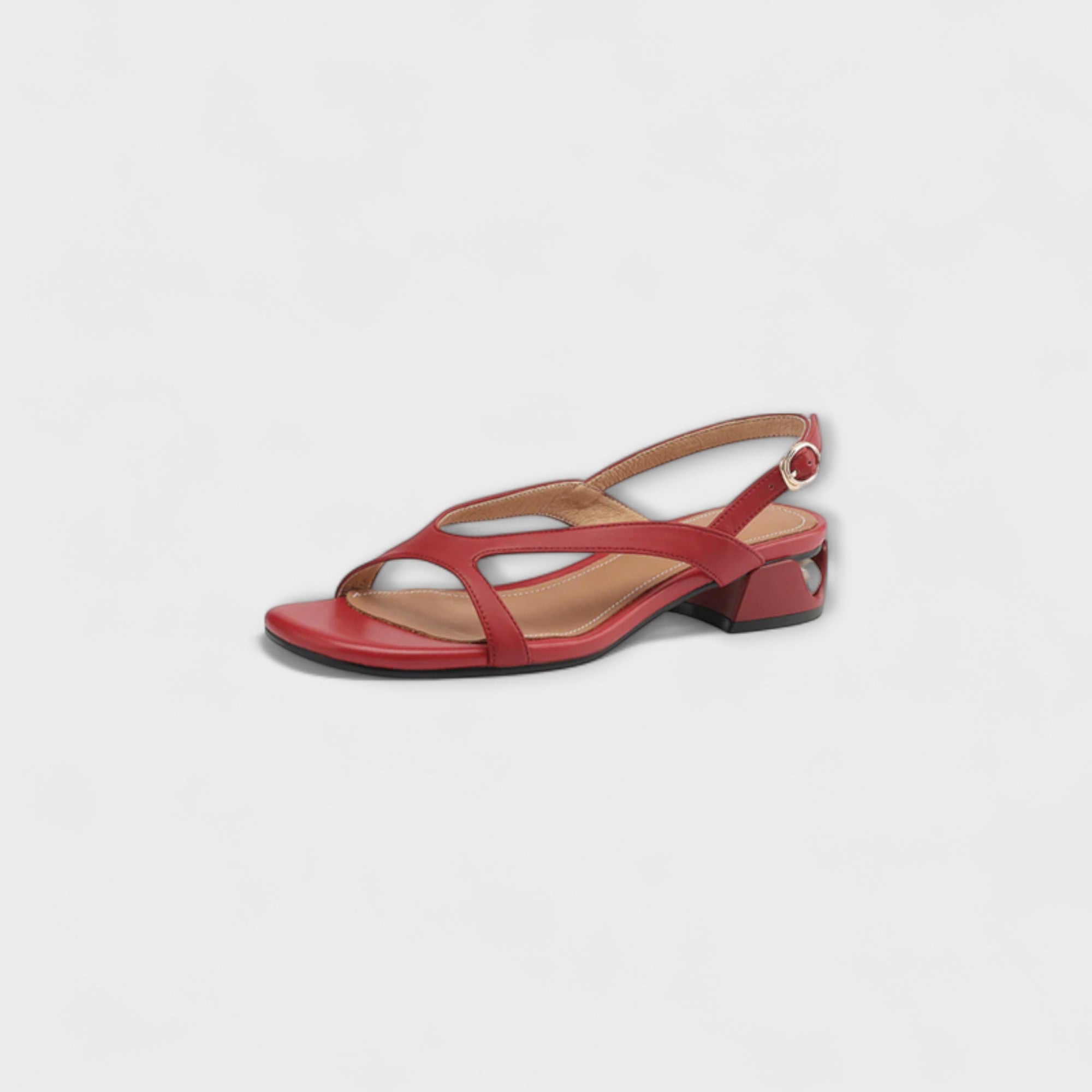 Linde | Eleganta platta sandaler