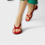 Linde | Eleganta platta sandaler