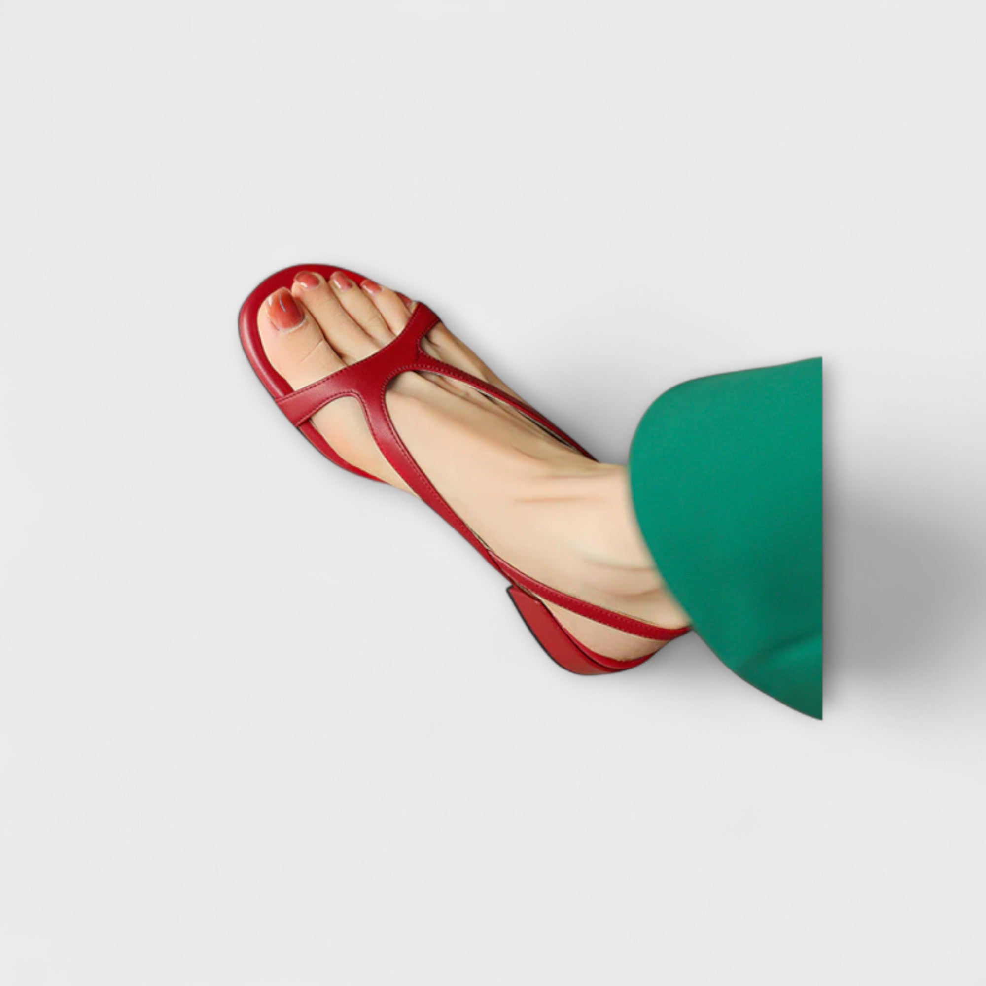 Linde | Eleganta platta sandaler