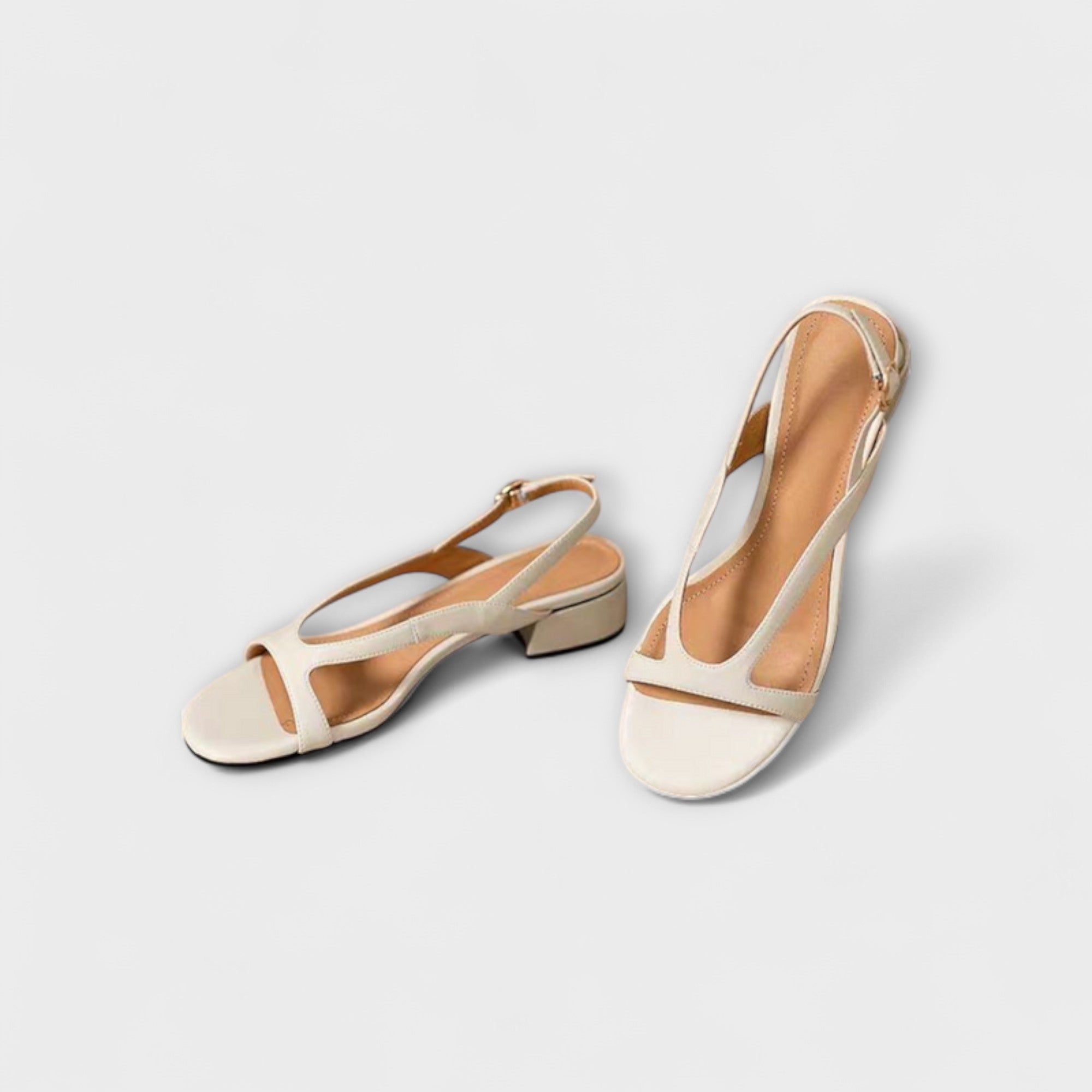 Linde | Eleganta platta sandaler