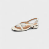 Linde | Eleganta platta sandaler