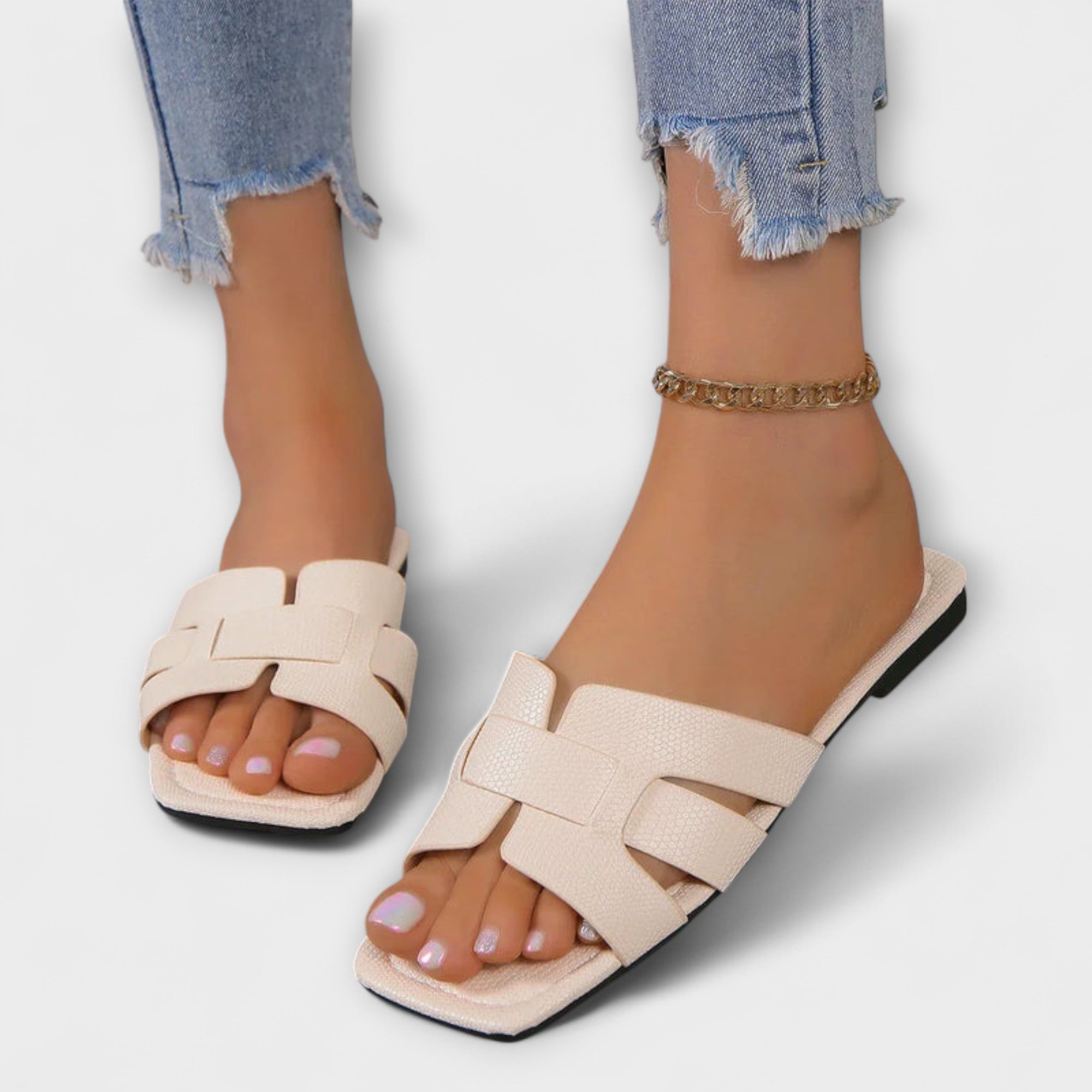 Christiane | Platta damsandaler