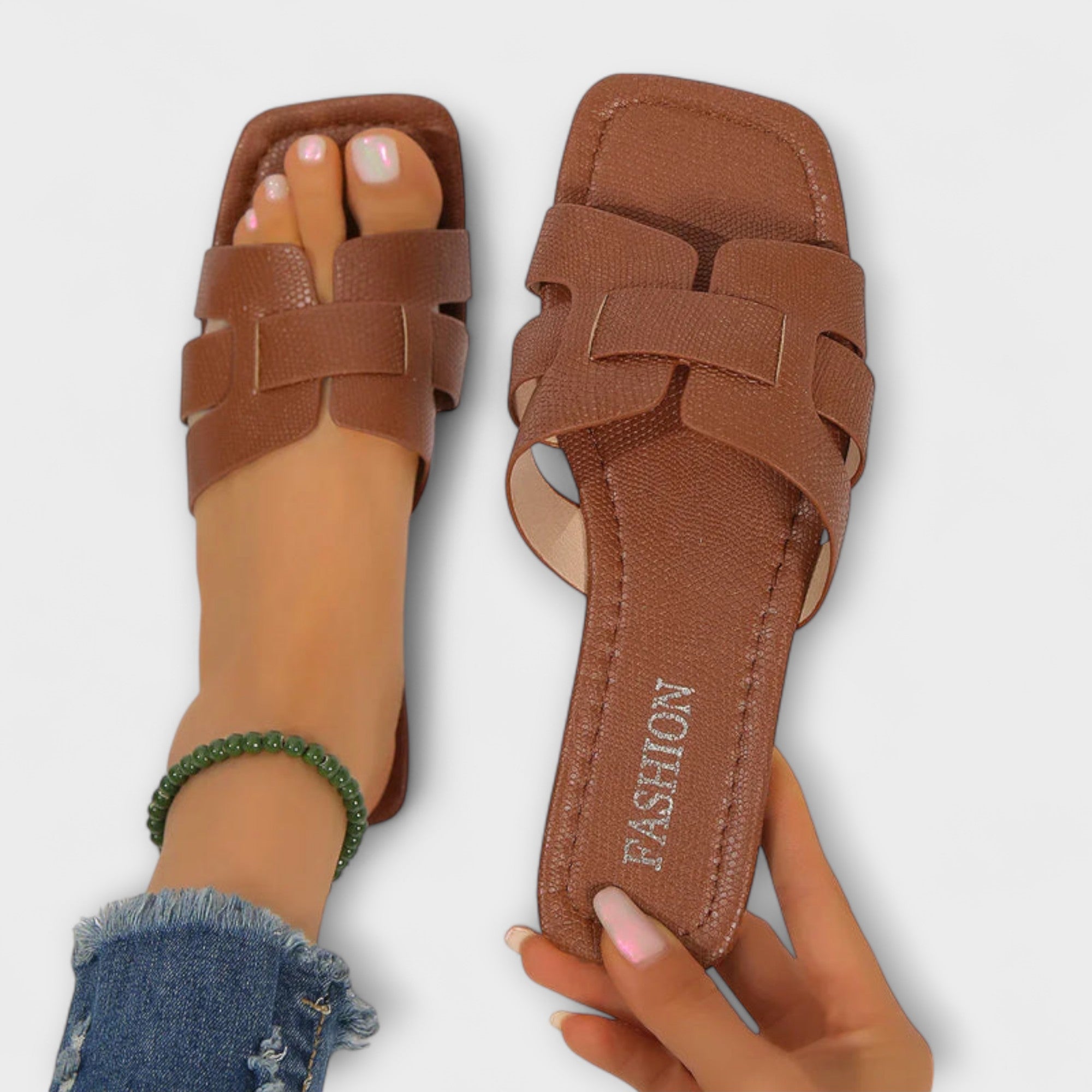 Christiane | Platta damsandaler