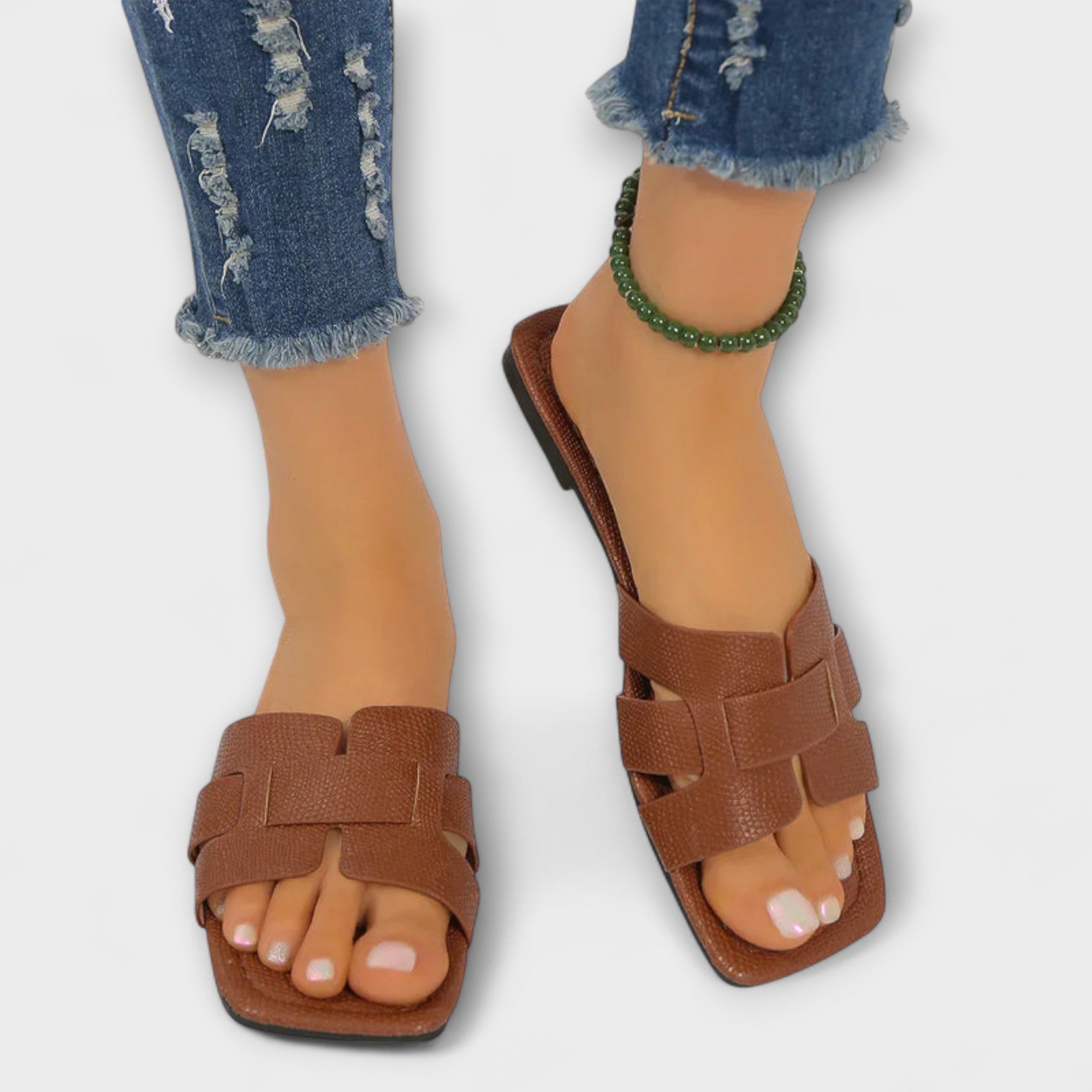 Christiane | Platta damsandaler