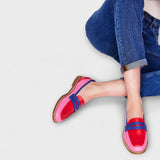 Vanessa | Färgglatt patchwork med rund spets