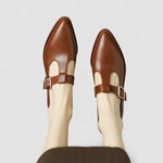 Mia | Bekväma Mary Jane-skor i läder