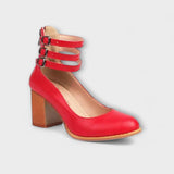 Greta | Pumps med tre vristremmar