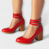 Greta | Pumps med tre vristremmar