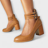 Greta | Pumps med tre vristremmar