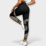Pia | Leopardmönstrade leggings med mesh