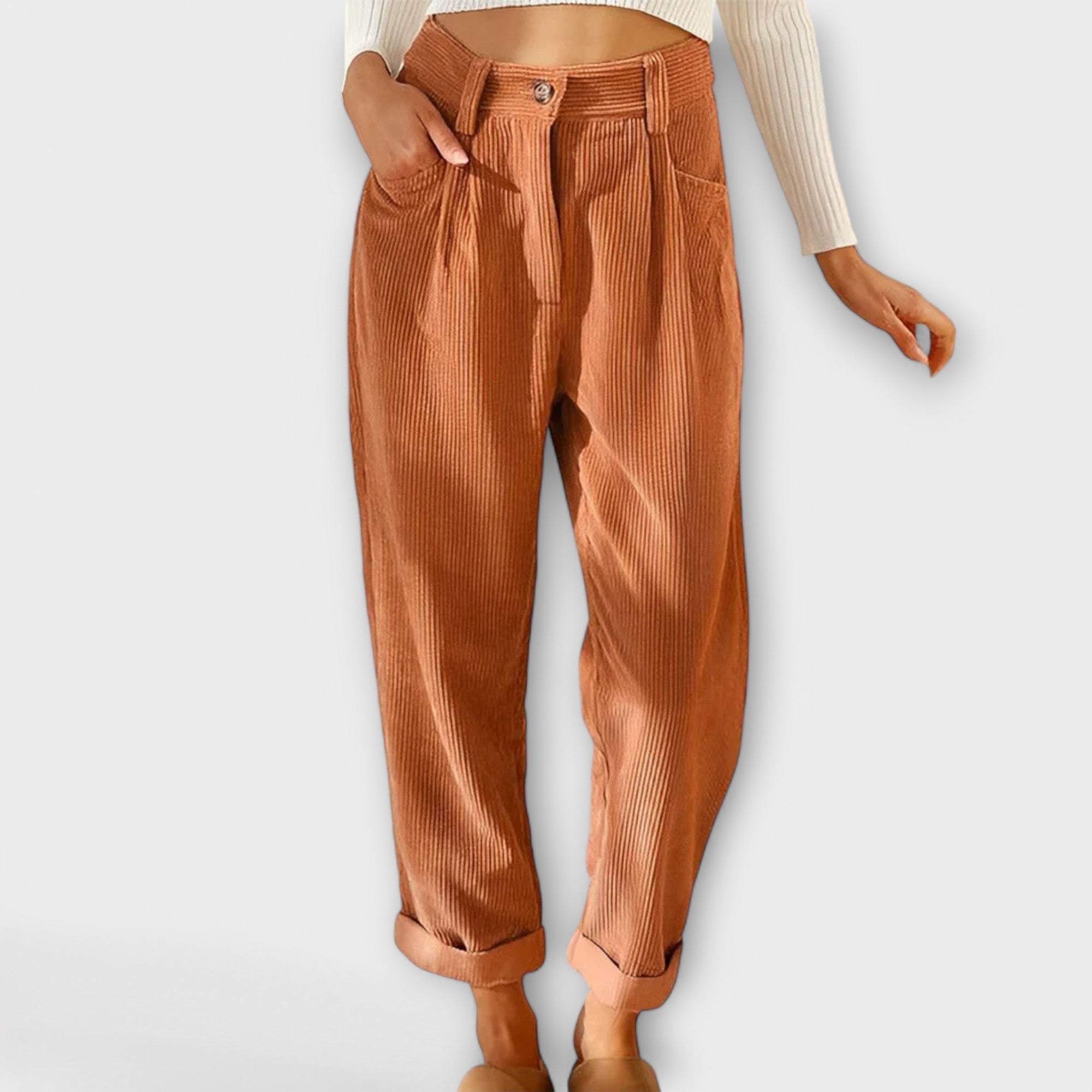Amalia | Moderna jeans med struktur