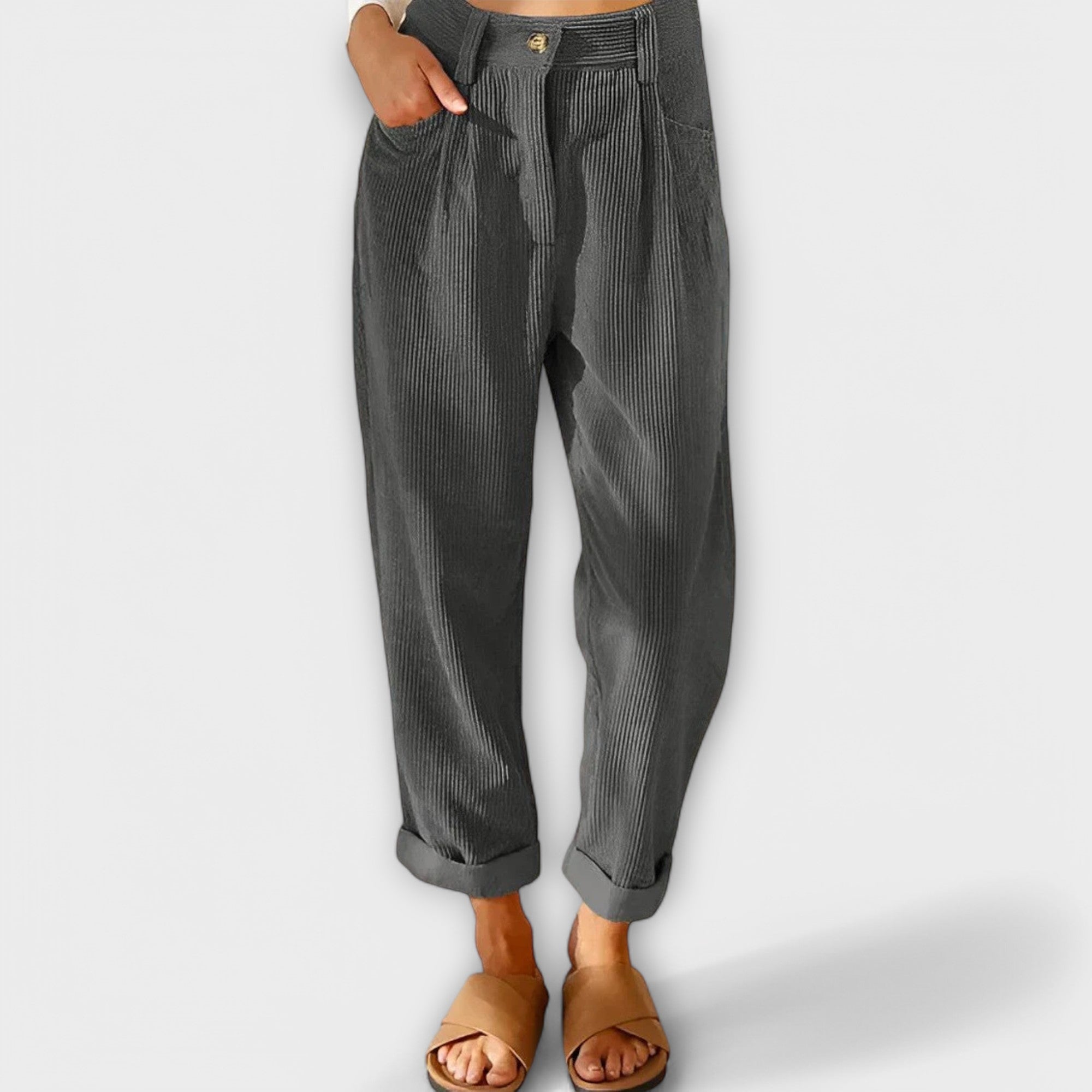 Amalia | Moderna jeans med struktur