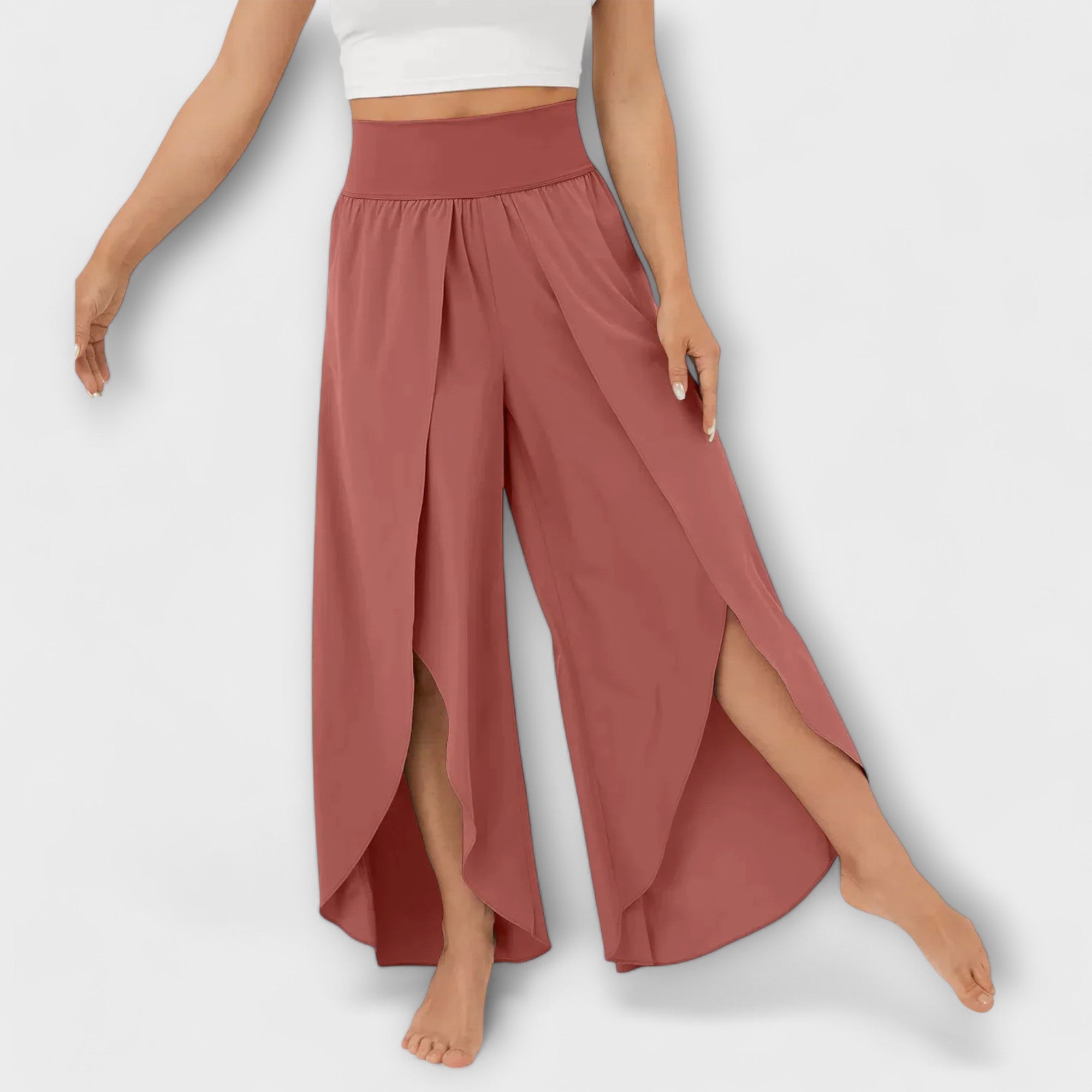 Ida | Luftiga byxor med inbyggda shorts