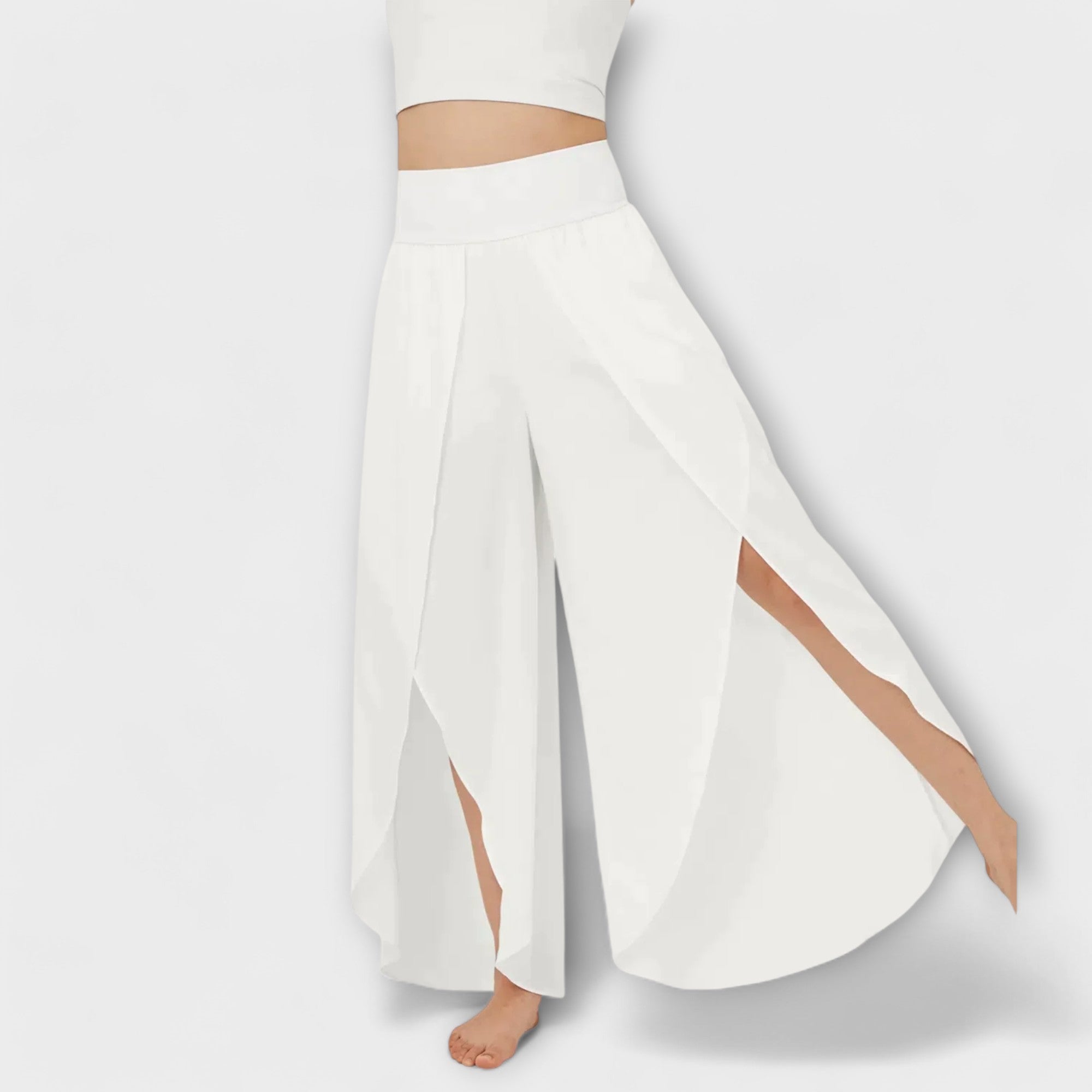 Ida | Luftiga byxor med inbyggda shorts