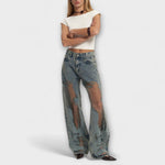 Christiane | Trixie jeans i ljusblå denim