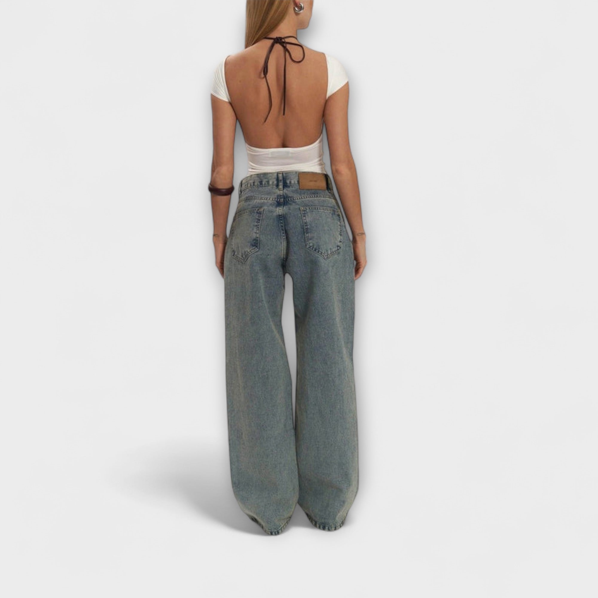 Christiane | Trixie jeans i ljusblå denim