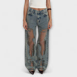 Christiane | Trixie jeans i ljusblå denim