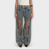 Christiane | Trixie jeans i ljusblå denim