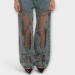 Christiane | Trixie jeans i ljusblå denim