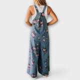 Reinhild | Lediga hängselbyxor i denim