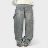 Marta | Ballongjeans med glittrande dekorationer