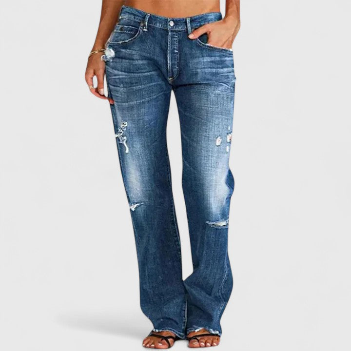 Gerlinde | Mjuka jeans med låg midja