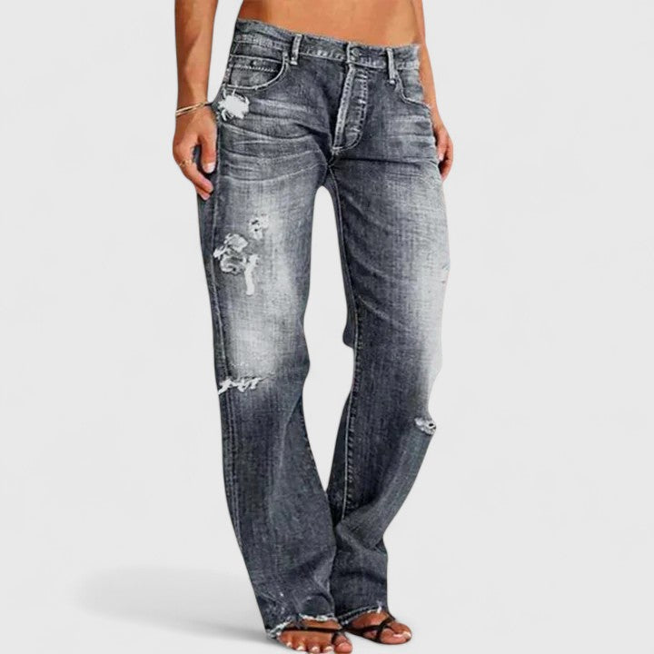Gerlinde | Mjuka jeans med låg midja